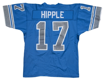 1981 Eric Hipple Game Used Detroit Lions Home Jersey
